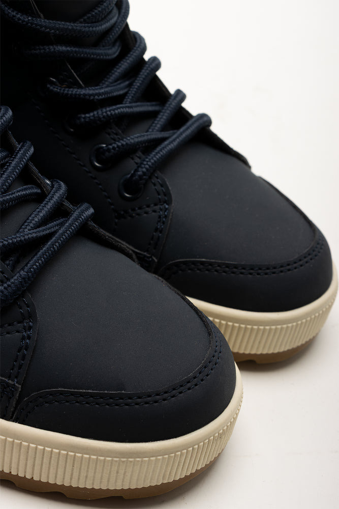 Chunky High Top Sneakers Navy (2)