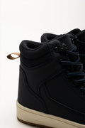 Chunky High Top Sneakers Navy (3)