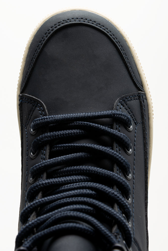 Chunky High Top Sneakers Navy (4)