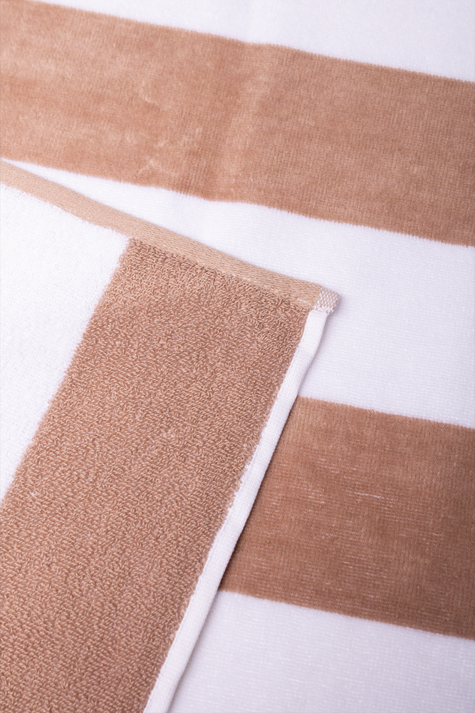 Stripe Bath Sheet Natural (1)