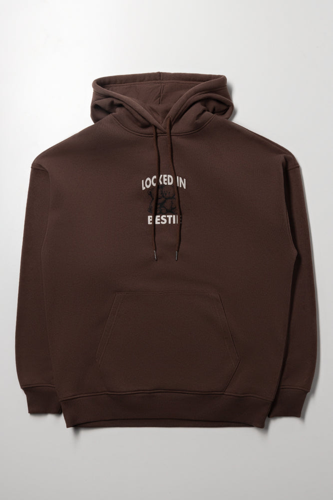 Oversized Hoodie Brown