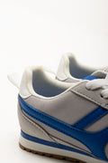 Retro Lace Up Trainers Grey (3)