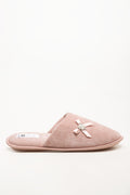 Pearl Trim Slippers Light Pink (1)