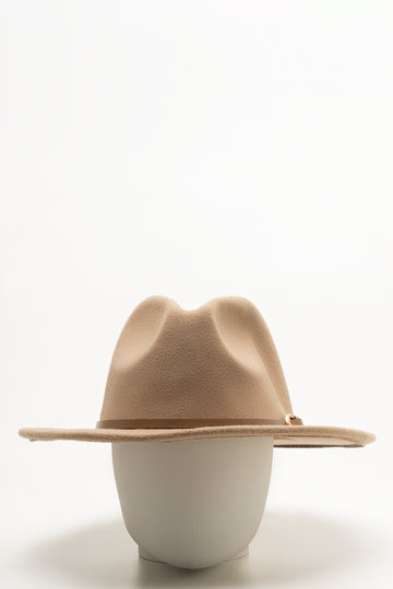 Melton Fedora Hat Tan
