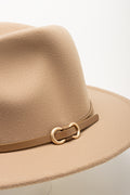 Melton Fedora Hat Tan (2)