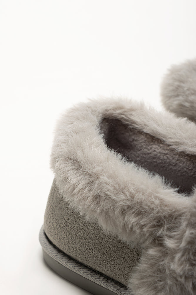 Closed Back Slippers Grey (3)