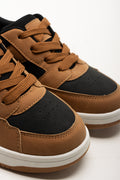 Skate Lace Up Sneakers Tan (2)