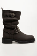 Buckle Boots Brown (1)