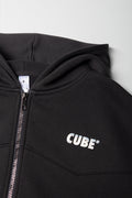 Hooded Zip Through Tracktop Dark Grey (1)