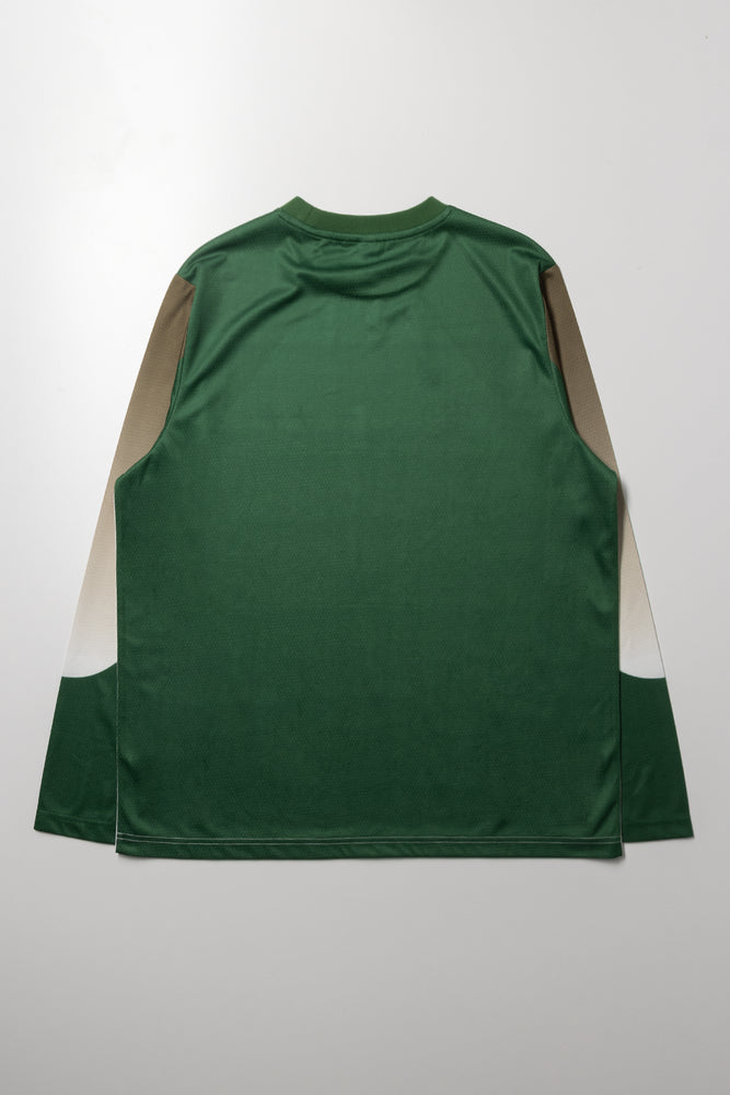 Long Sleeve Soccer Jersey Green (2)