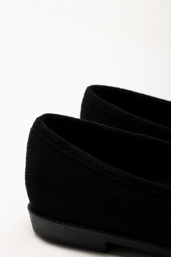 Metal Trim Loafers Black (3)