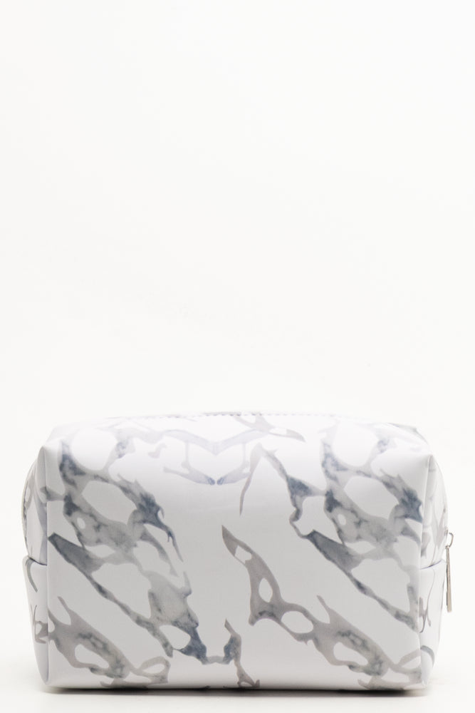 Marble Cosmetic Bag Grey