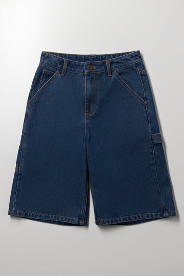 Carpenter Jorts Dark Blue