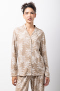 Leopard Print Button Down Pyjamas