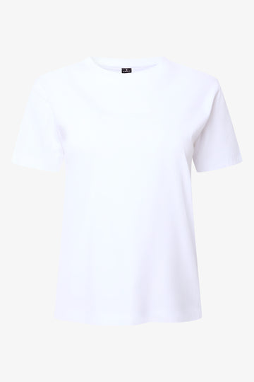White Short Sleeve Crewneck T-Shirt