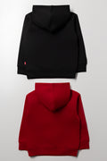 2 Pack Explorer Hoodies Black And Red (2)