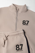 Zip Through Tracksuit Natural (1)