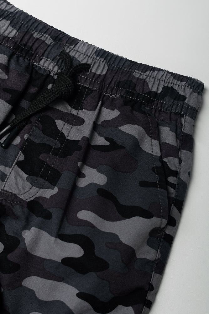 Camo Jogger Trackpants Dark Grey (1)