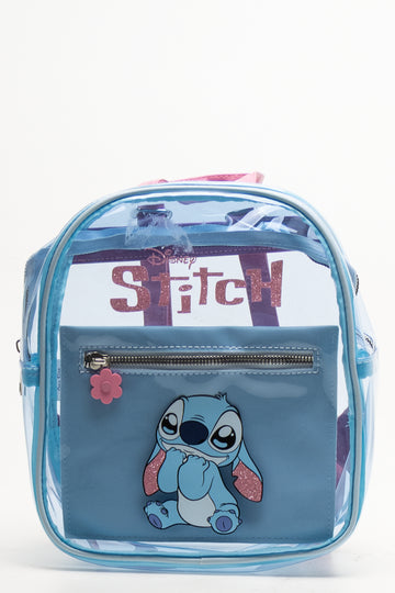 Stitch Backpack Light Blue