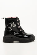 Barbie Lace Up Boots Black (1)