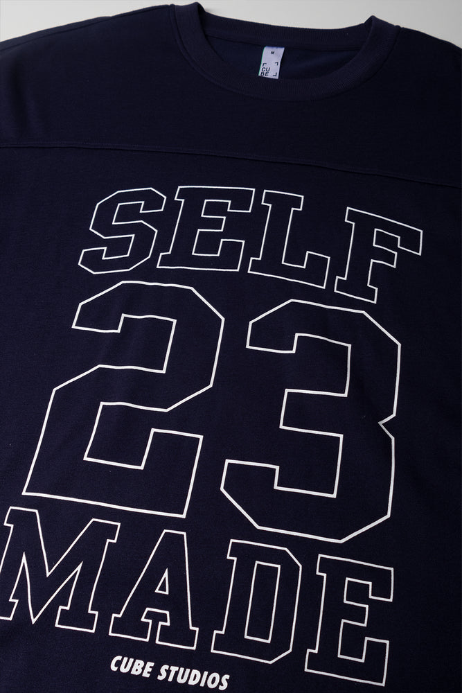 Self Made Crew Neck Tracktop Navy (1)