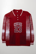 Knit Golfer Red