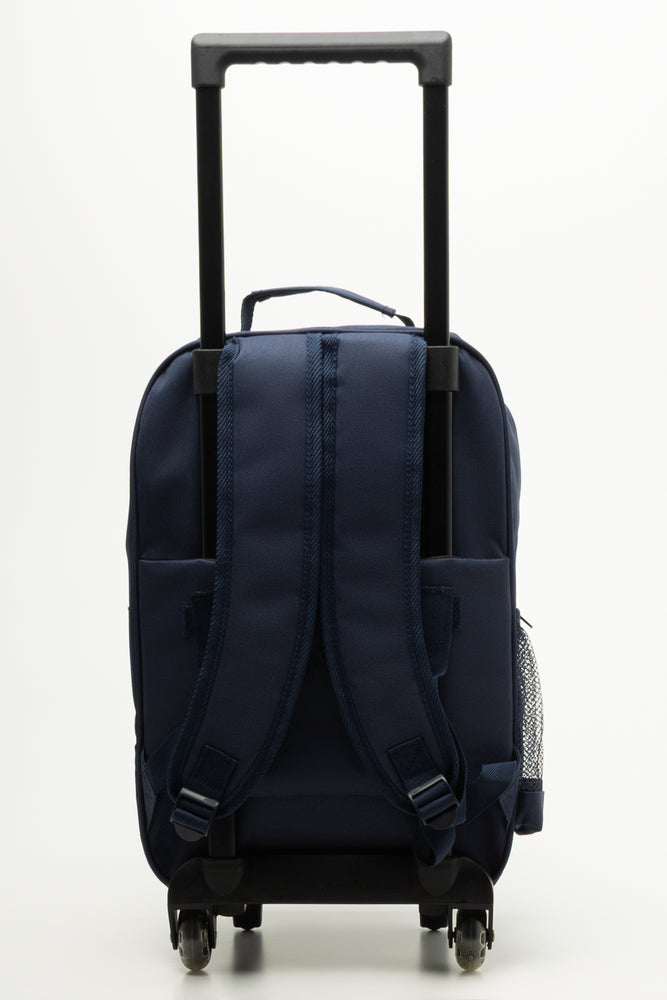 Navy Noise Reducing School Trolley Bag (2)