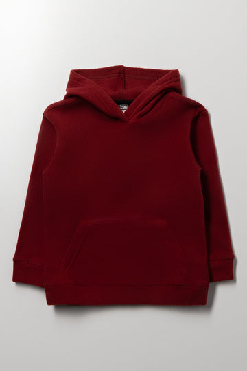Hoodie With Pocket Burgundy