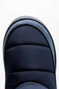 Quilted Comfy Boots Navy (4)