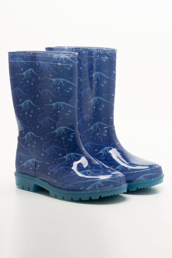Light Up Rain Boots Blue
