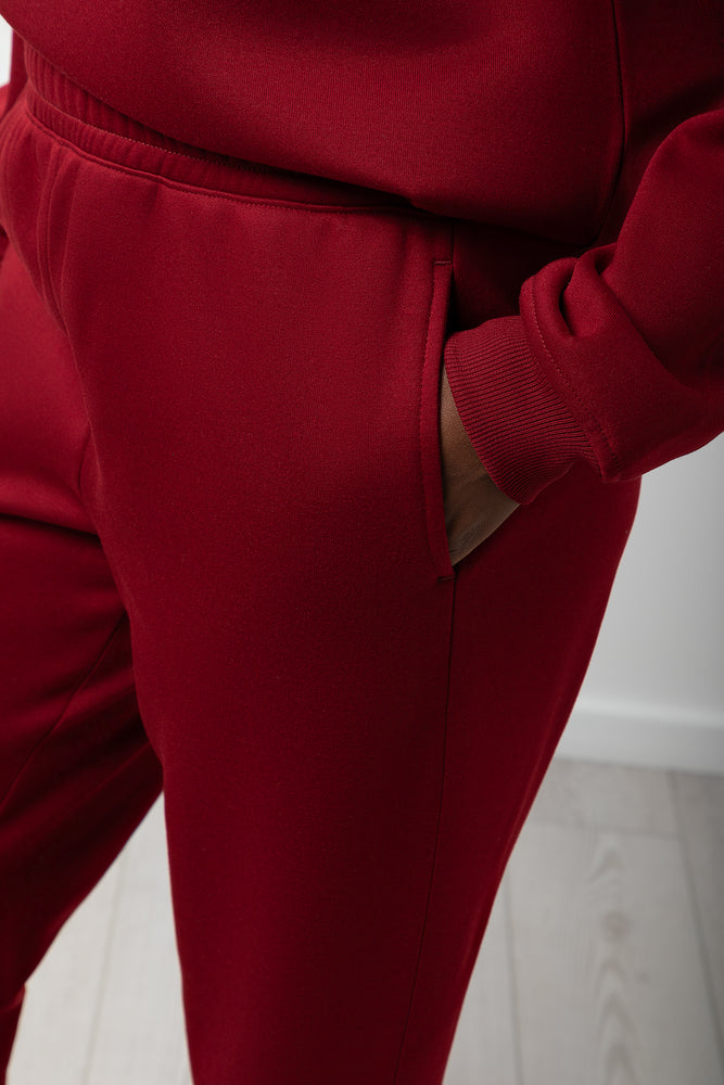Jogger Trackpants Burgundy (3)