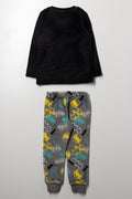 Batman Long Sleeve Pyjamas Black (2)
