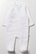 Fleece Sleepsuit White
