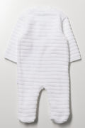 Fleece Sleepsuit White (3)