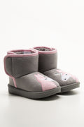 Unicorn Comfy Boots Light Grey