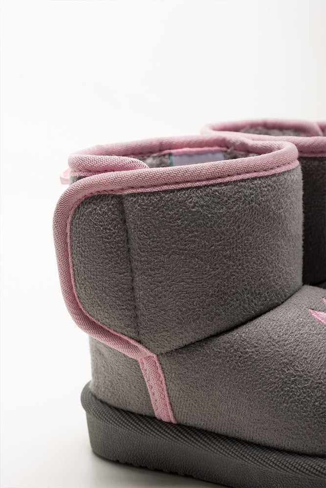 Unicorn Comfy Boots Light Grey (3)