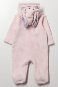 Fleece Babygrow Pink (3)