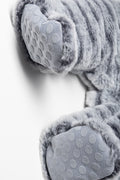 Padded Fur Babygrow Dark Grey (2)