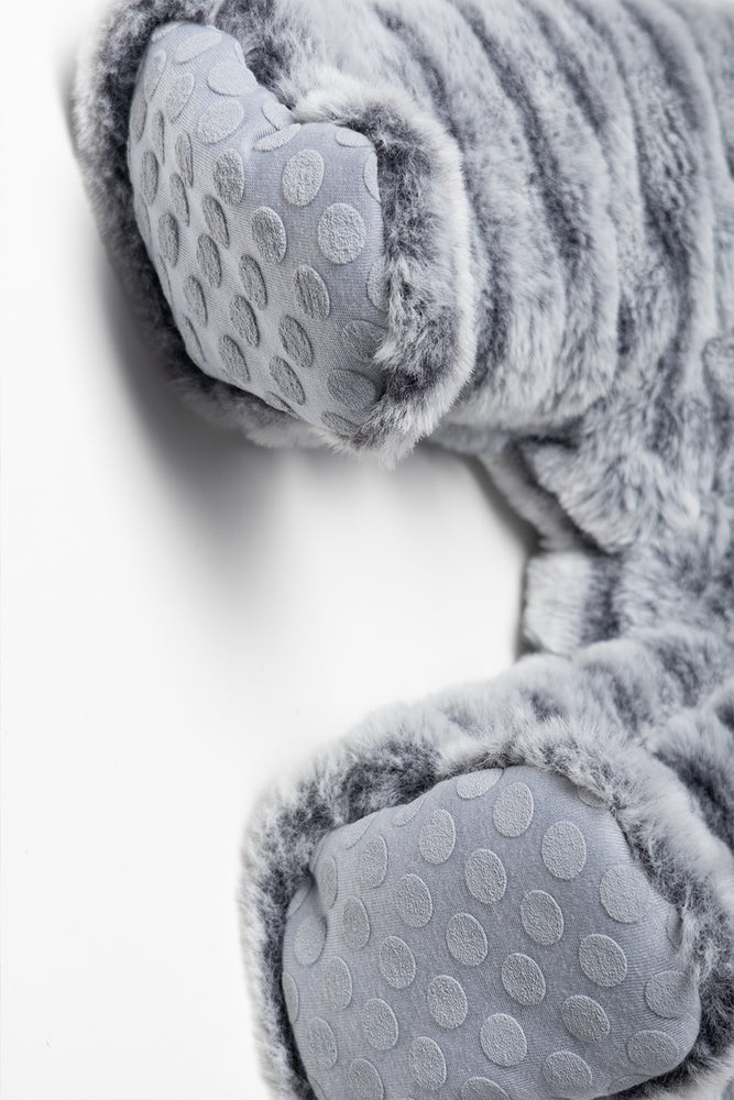 Padded Fur Babygrow Dark Grey (2)