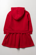 Strawberry Sweatshirt Dress Red (2)