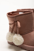 Pom Pom Comfy Boots Pink (3)