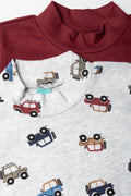 2 Pack Car Print Tops (1)