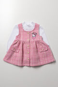 Hello Kitty Pinafore Set Pink