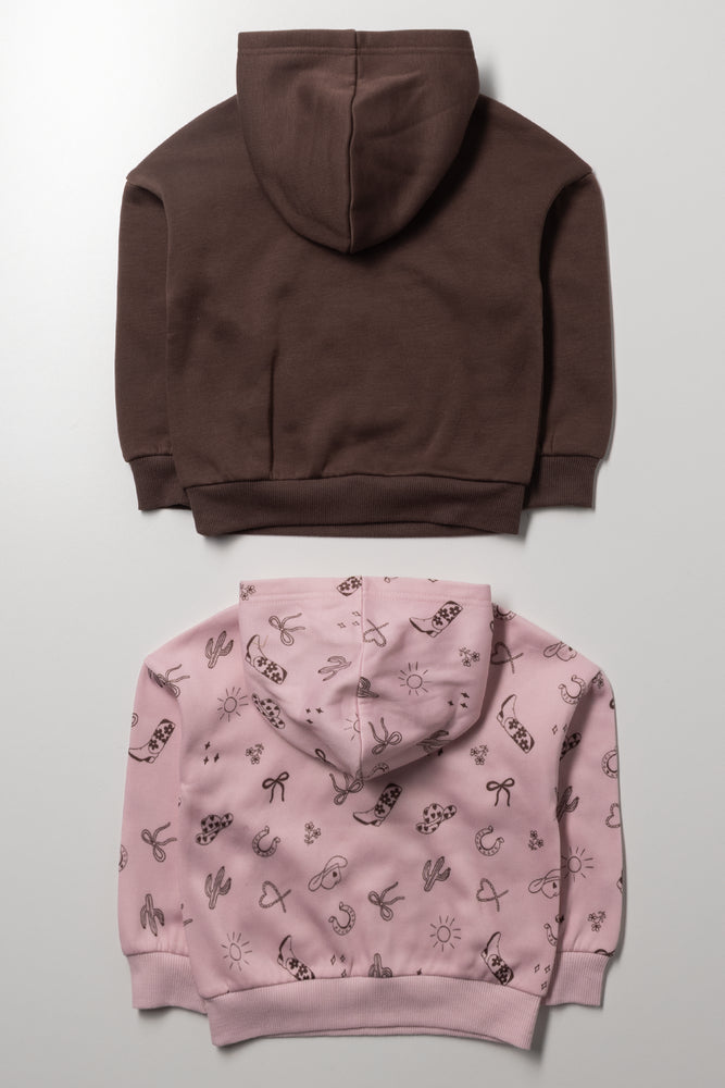 2 Pack Meowdy Tracktops Brown And Pink (2)