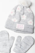 2 Piece Hat Set Grey (1)