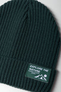 Rib Beanie Green (1)