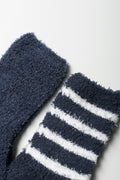 2 Pack Socks Striped & Navy (1)