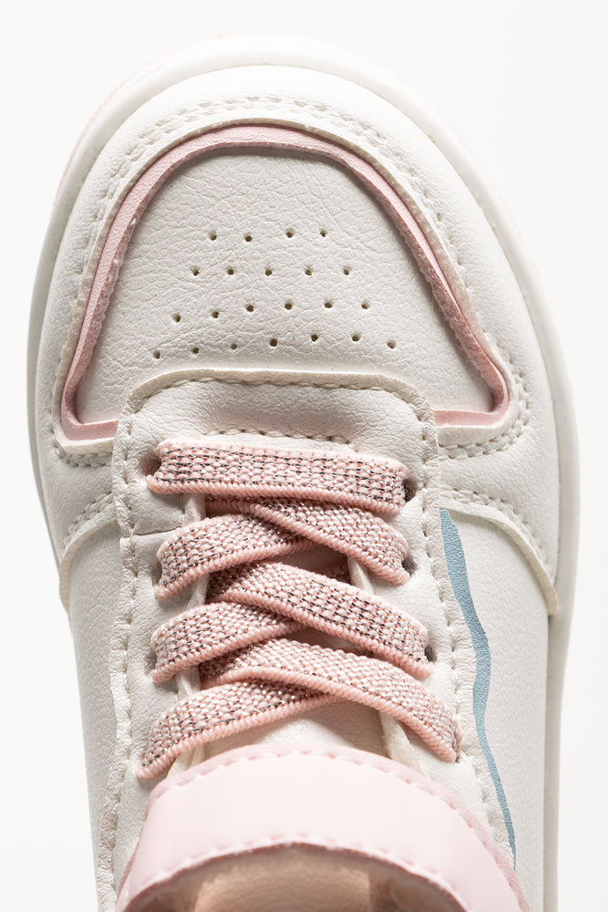 Court High Top Sneakers White (4)