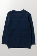 Knit Jumper Navy (2)