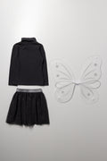 Hello Kitty Butterfly Wings Set Dark Grey (3)